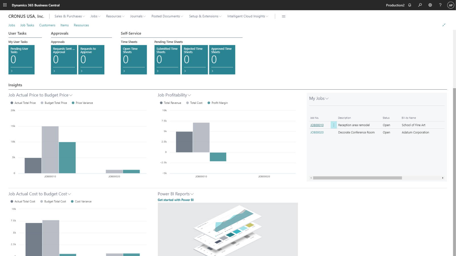 Drive profitability with project insights