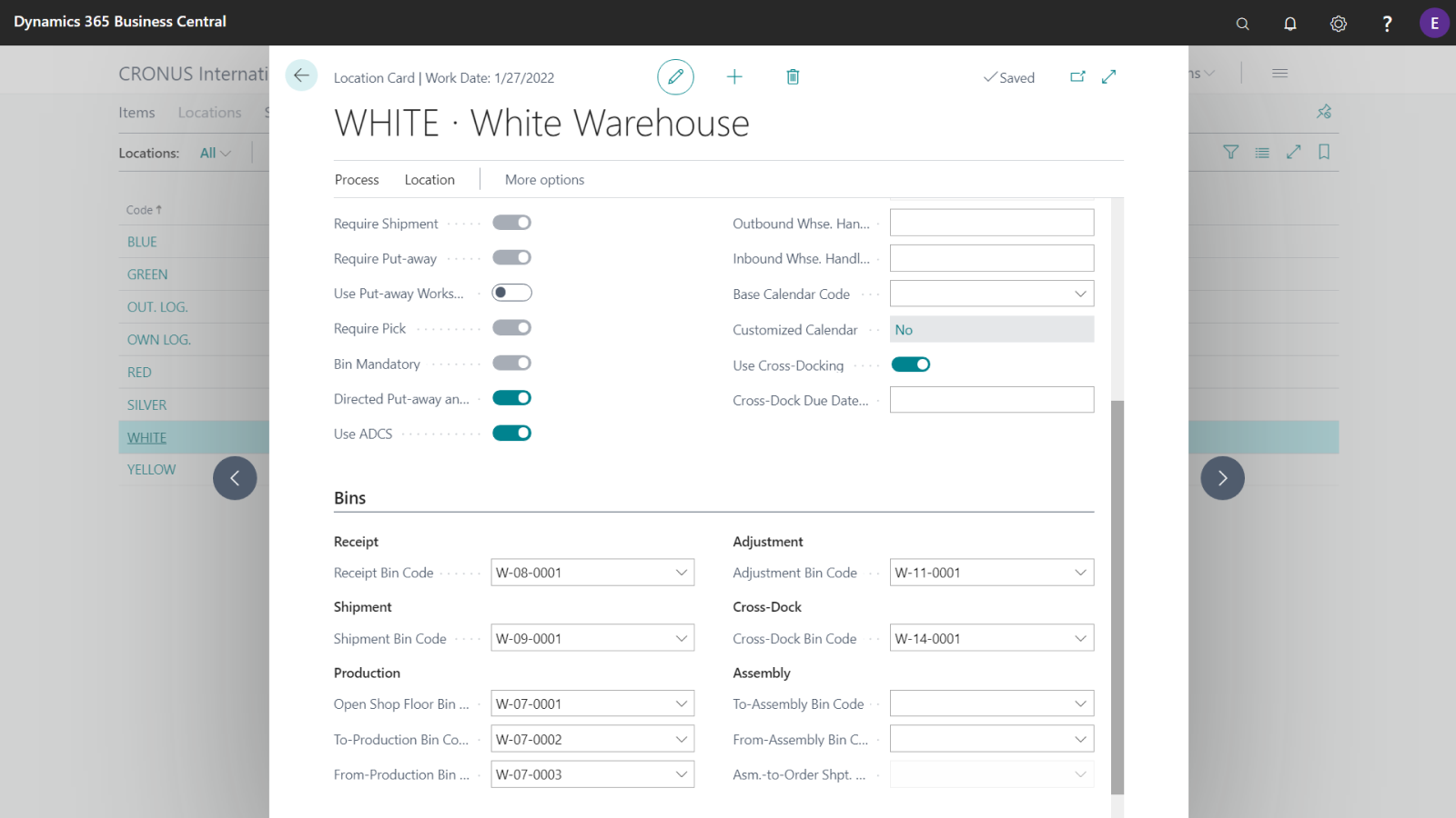 Streamline receiving and capacity